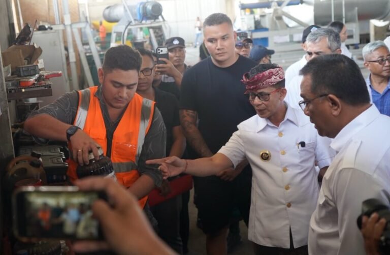 TOSS Center Kusamba Dikunjungi Menteri Lingkungan Hidup, Teknologi Pirolisis Klungkung Dipuji
