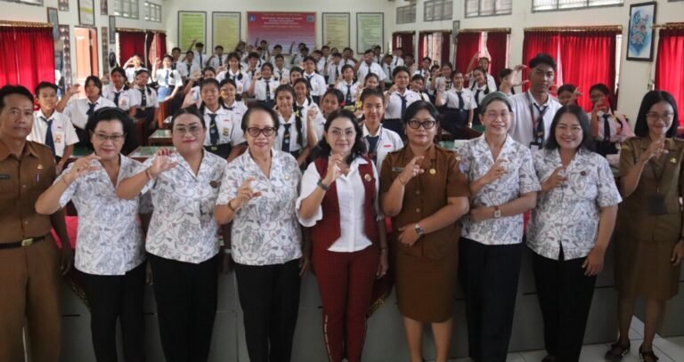 YKI Badung Edukasi Siswa SMPN 3 Mengwi, Ingatkan Bahaya Rokok, Vape hingga Narkoba